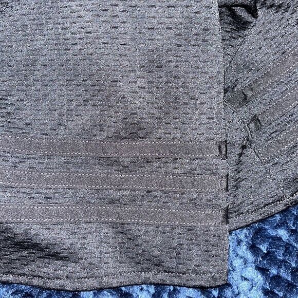 black adidas mesh lined running marathon 7” workout zip pocket shorts L 3 stripe - Picture 4 of 4